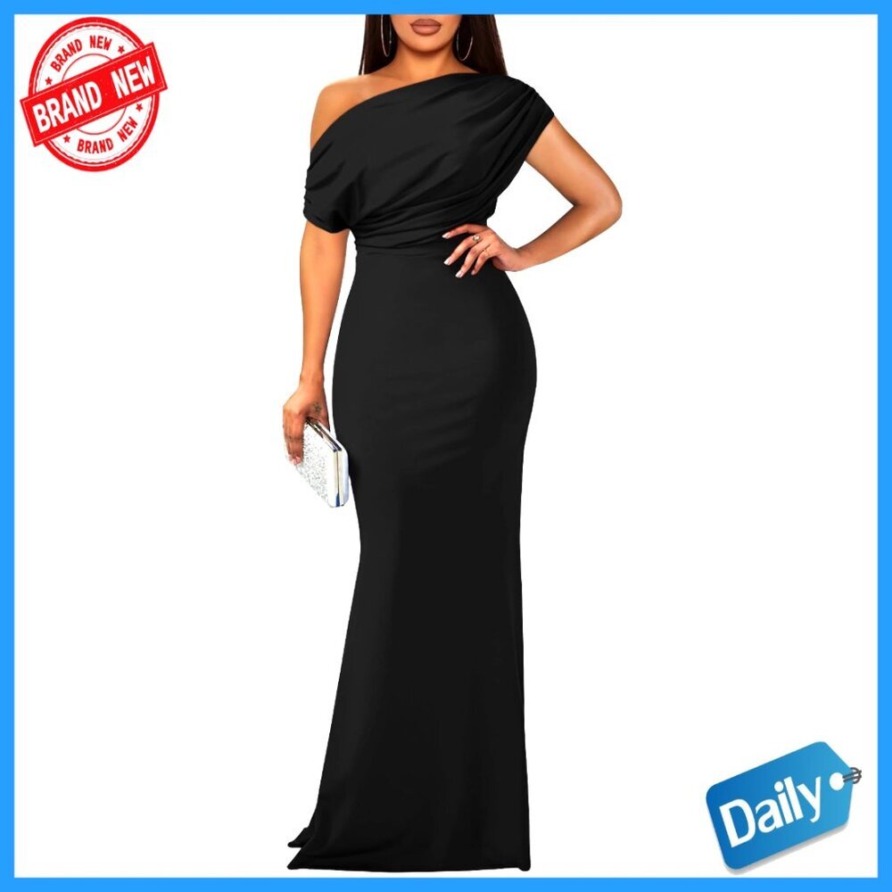 Elegant Sleeveless Off Shoulder Bodycon Mermaid Formal Evening Dress